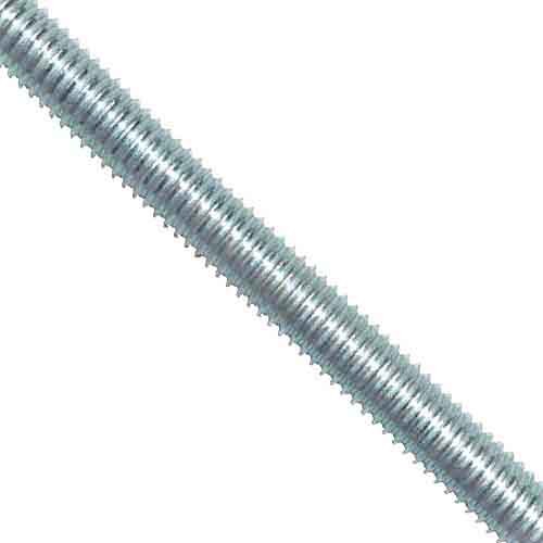 AT1238 3/8-16X 12 Ft, All Thread Rod, Low Carbon Steel, Coarse, Zinc