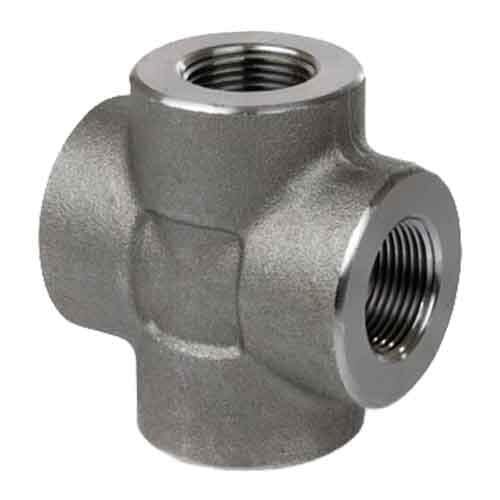 CRS212FT2 2-1/2" Cross, Forged Steel, Threaded, Class 2000