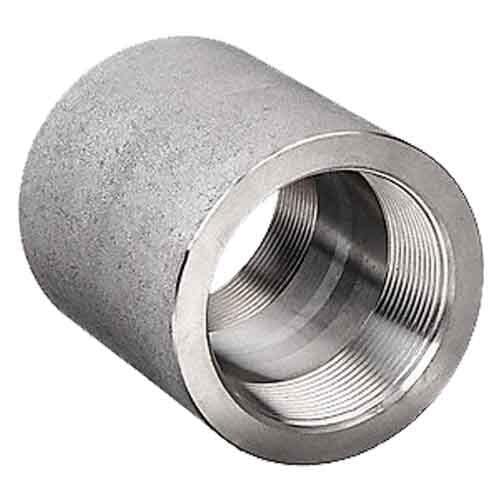 CPL114FT3S304 1-1/4" Coupling, Forged, Threaded, Class 3000, T304/304L Stainless