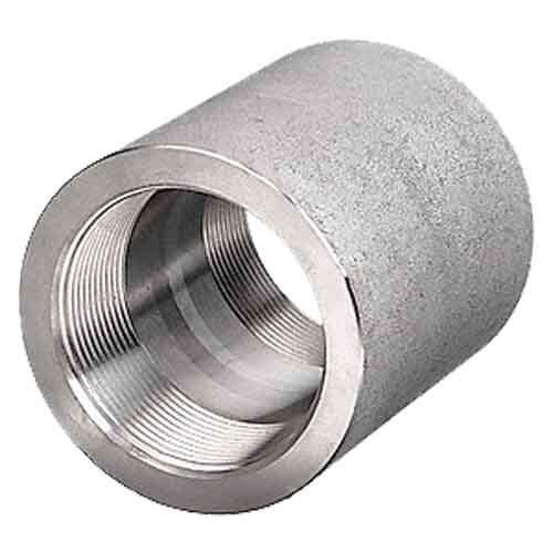REDCP212FT3S316 2" x 1/2" Reducing Coupling, Forged, Threaded, Class 3000, T316/316L Stainless