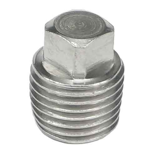 SHP12FT3S304 1/2" Square Head Plug, Forged, Class 3000, Threaded, T304/304L Stainless