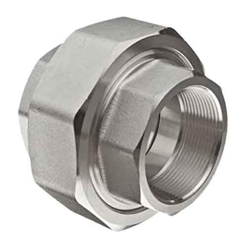 UN114FT3S304 1-1/4" Union, Forged, Threaded, Class 3000, T304/304L Stainless