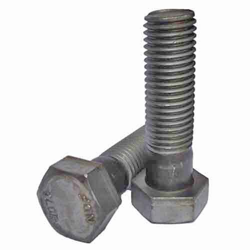 2C58612P 5/8"-11 X 6-1/2" Hex Bolt, A307 Grade A, Coarse, Plain