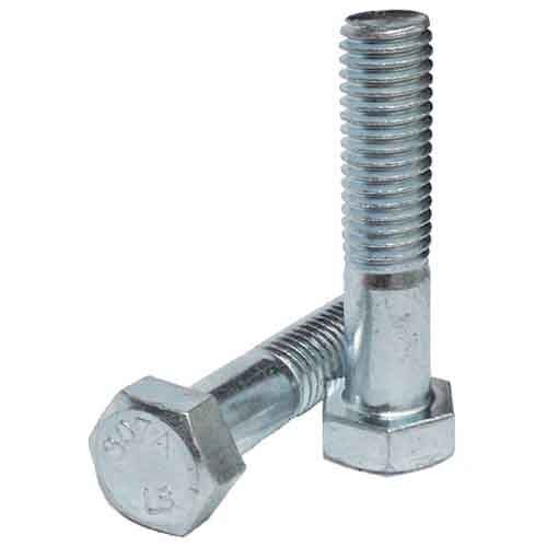 2C516178 5/16"-18 X 1-7/8" Hex Bolt, A307 Grade A, Coarse, Zinc