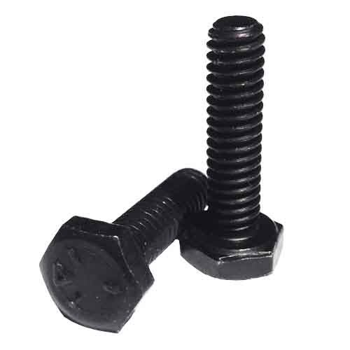 5C1412BZ 1/4"-20 X 1/2" Hex Cap Screw, Grade 5 (SAE J429), Coarse, Zinc Black