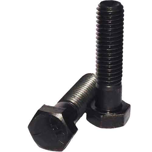 5C1184P 1-1/8"-7 X 4" Hex Cap Screw, Grade 5 (SAE J429), Coarse, Plain