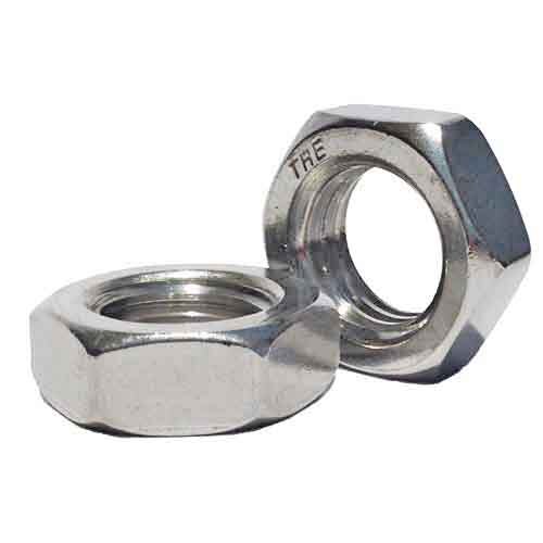 HJN38S 3/8"-16 Hex Jam Nut, Coarse, 18-8 Stainless