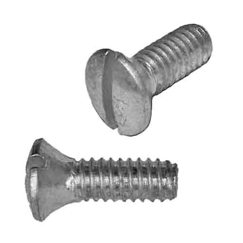 OMSF01058S #10-32 x 5/8" Oval Head, Slotted, Machine Screw, Fine, 18-8 Stainless