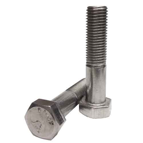 MHC5835S M5-0.8 X 35 mm Hex Cap Screw, Coarse, DIN 931 (PT), 18-8 (A2) Stainless