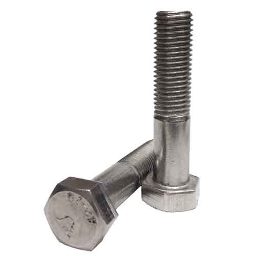 MHC5850S M5-0.8 X 50 mm  Hex Cap Screw, Coarse, DIN 931 (PT), 18-8 (A2) Stainless