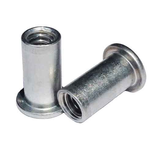49250 1/4"-20 Rivet Nut, (.020/.080 Grip), Aluminum