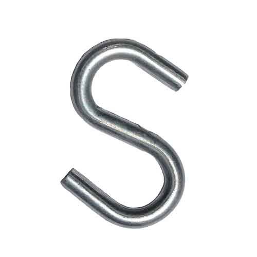 SH31 #31 S-Hook, Steel, Zinc,  (172-1-1/2)