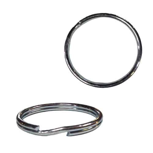 2" Split Ring, Steel, Zinc