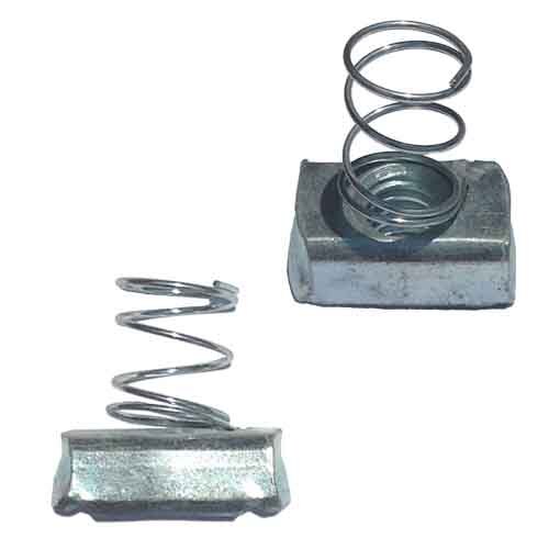 SNS38 3/8"-16 Spring Nut (for Channel), Short Series 8050, Zinc