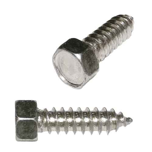 IHTS638S #6 X 3/8" Indented Hex Head, Tapping Screw, Type A, 18-8 Stainless