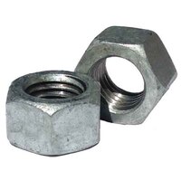 9/16"-12  Finished Hex Nut, Low Carbon, Coarse, HDG