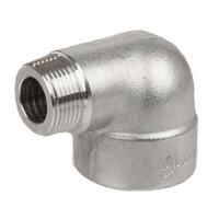 90STEL2FT3S304 2" 90 Deg. Street Elbow, Forged, Threaded, Class 3000, T304/304L Stainless
