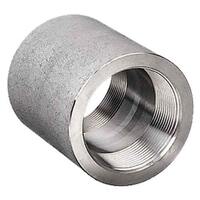 CPL4FT3S316 4" Coupling, Forged, Threaded, Class 3000, T316/316L Stainless
