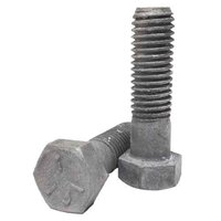 5C1143G 1-1/4"-7 X 3" Hex Cap Screw, Grade 5 (SAE J429), Coarse, HDG