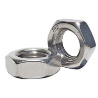 5/16"-18 Hex Jam Nut, Coarse, 316 Stainless