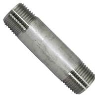 1" x 4" Pipe Nipple, TBE, Welded, Schedule 40, 316L Stainless