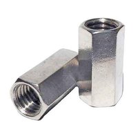 5/8"-11 Rod Coupling Nut, (1-3/4" Length), Coarse, 18-8 Stainless