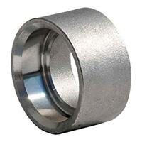 1-1/2" Half Coupling, Forged, Socket Weld, Class 3000, T304/304L Stainless