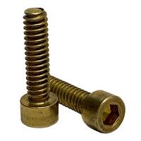 SCS3812B 3/8"-16 x 1/2" Socket Cap Screw, Coarse, Brass