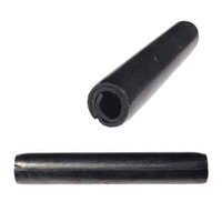 1/4" X 1-1/4" Coiled Spring Pin, Carbon Steel, Plain