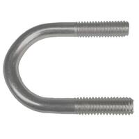 1/2"-13 X 4" Pipe Size, U-Bolt, Fig.120, Carbon Steel, HDG