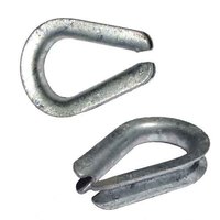 3/16" Wire Rope Thimble, Zinc